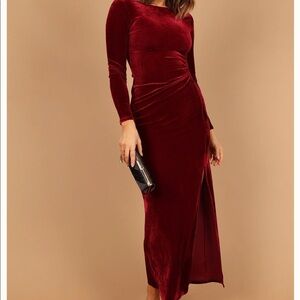 Petal & Pup Sarine Long Sleeve Maxi Dress